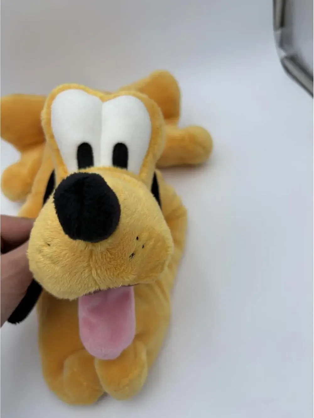 Disney Walt Disney Pluto “If found Return To Mickey Mouse”  Plush Animal Toy